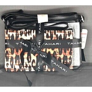 NWT Tahari Leopard Cross Body bag RV $79